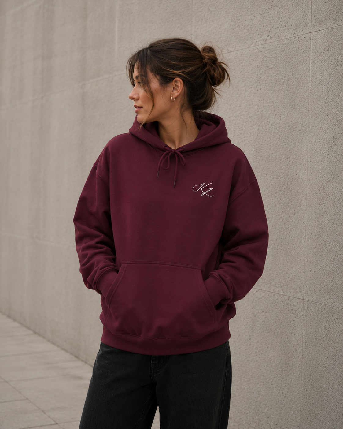 Unisex Maroon Krayzen Heavy Blend™ Hooded Sweatshirt